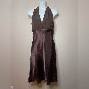 David’s bridal chocolate brown bridesmaid dress